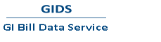 GI Bill Data Service (GIDS) logo